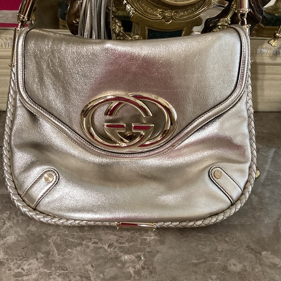Gucci Britt bag- gold size large - Picture 17 of 17